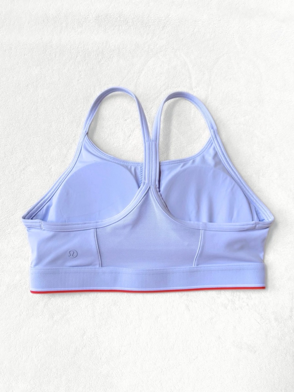 NWT Lululemon Flow Y Bra + Hotty Hot Shorts Set – Serene Blue – Size 6 - Picture 6 of 16